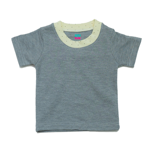 Baby Boys & Baby Girls Cotton Dungaree & T-Shirt Clothing Set