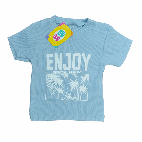 LUV-DUB KIDS Baby Boys Casual Lightweight Cotton Printed T-Shirt and Shorts Set