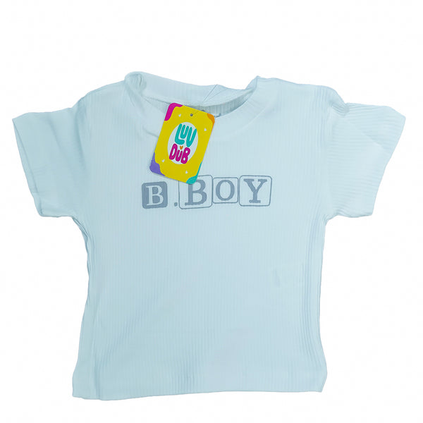 LUV-DUB KIDS Baby Boys Casual Lightweight Cotton Printed T-Shirt and Shorts Set