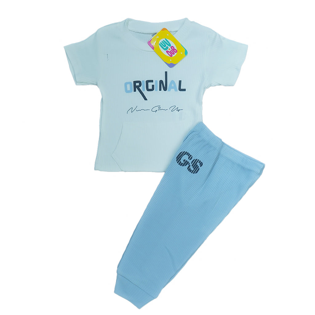 LUV-DUB KIDS Unisex Pure Cotton Full Sleeve Kids Night Dress for Boys & Girls