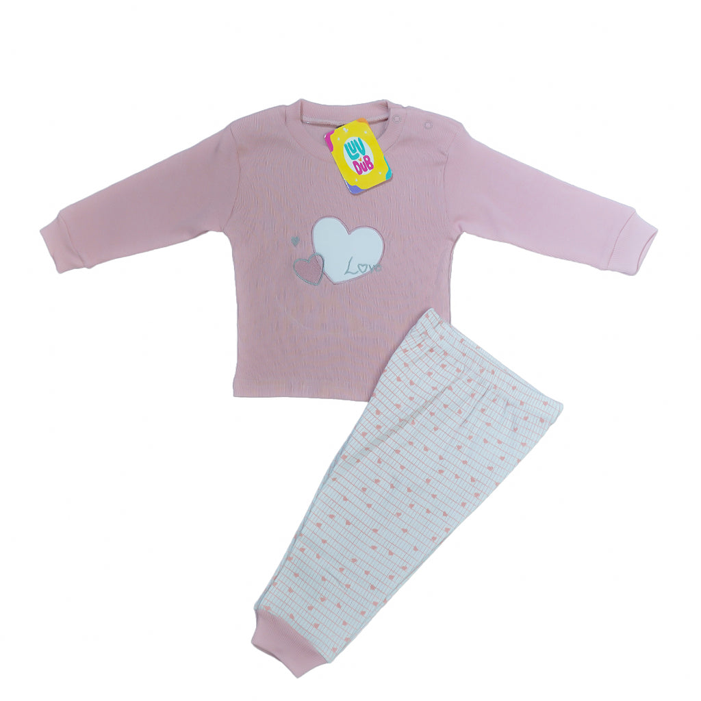 LUV-DUB KIDS Unisex Pure Cotton Full Sleeve Kids Night Dress for Boys & Girls