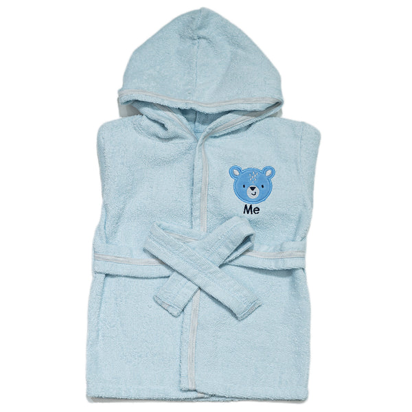 LUV-DUB 100% Cotton Terry Kids Bathrobe & Towel Set | Ultra Soft Plush Hooded Bathrobe for Boys & Girls with  Attached Adjustable Belt |