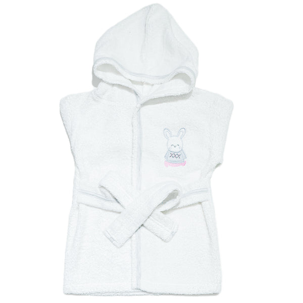 LUV-DUB 100% Cotton Terry Kids Bathrobe & Towel Set | Ultra Soft Plush Hooded Bathrobe for Boys & Girls with  Attached Adjustable Belt |