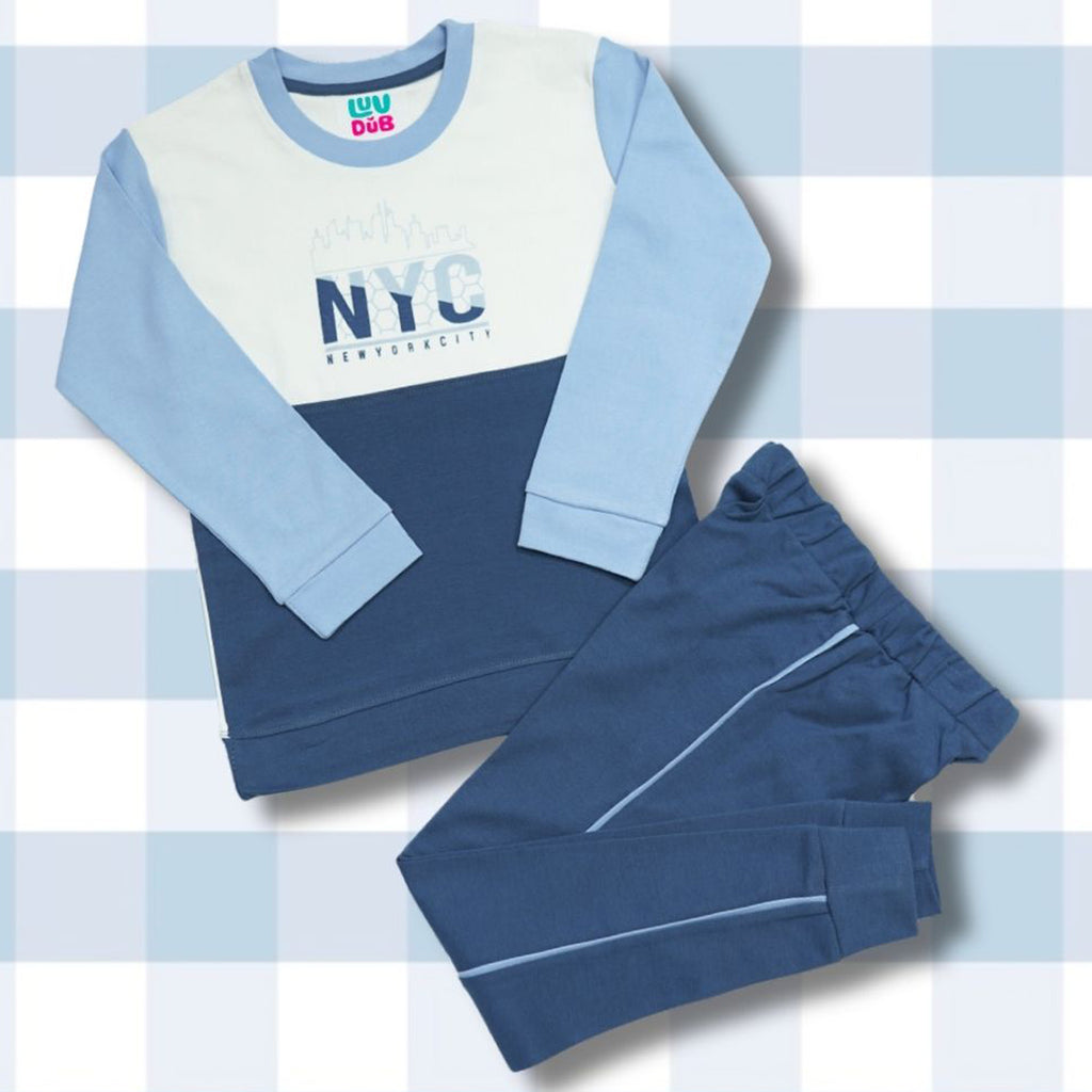 LUV-DUB KIDS Night Suit for Baby Boy’s and Girl’s Toddler Sleepsuit Pajamas Set Full Sleeve Sleep Shirt Kids Nightwear and Pants Sleepwear