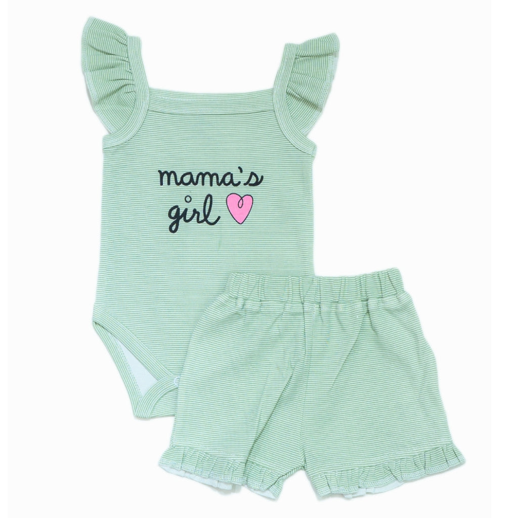 Baby Girls 100% Cotton Sleeveless Coord set with Shorts