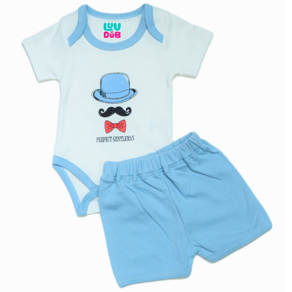 Baby Boys 100% Cotton Half Sleeve Coord set with Shorts